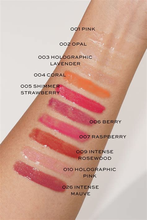 dior mirrored lip gloss|dior lip gloss color chart.